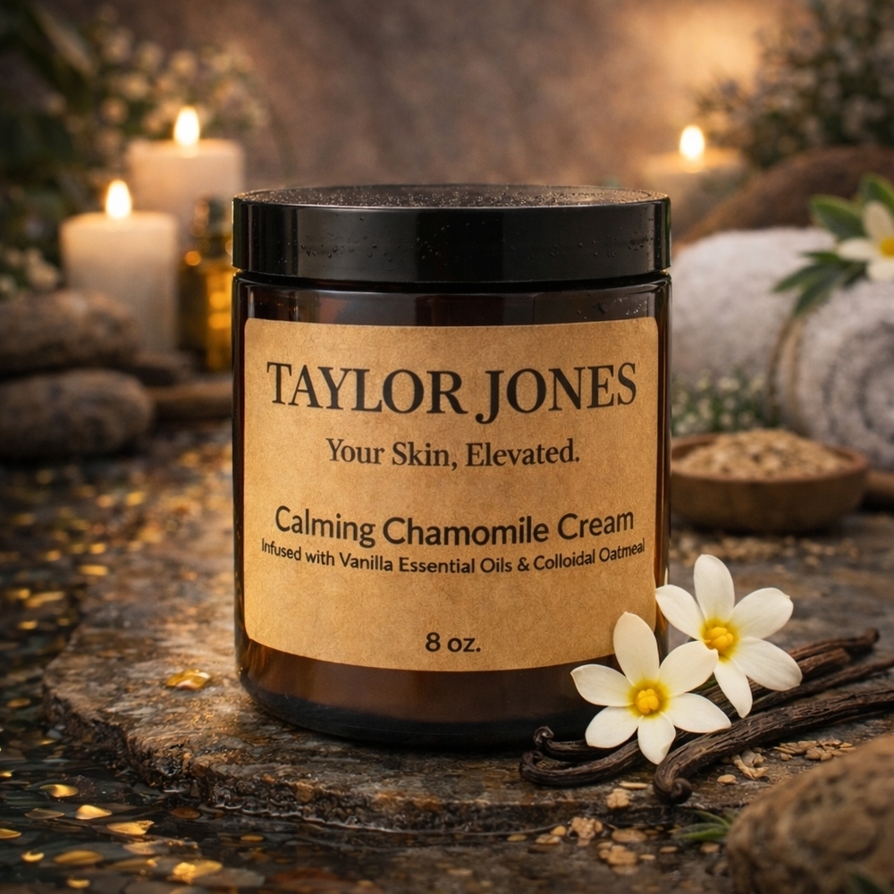 Calming Chamomile Cream Infused with Vanilla Essential oils